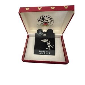 Sterling Silver DISNEY 100 Years Magic 3D Mickey Mouse Red Paintbrush New in Box